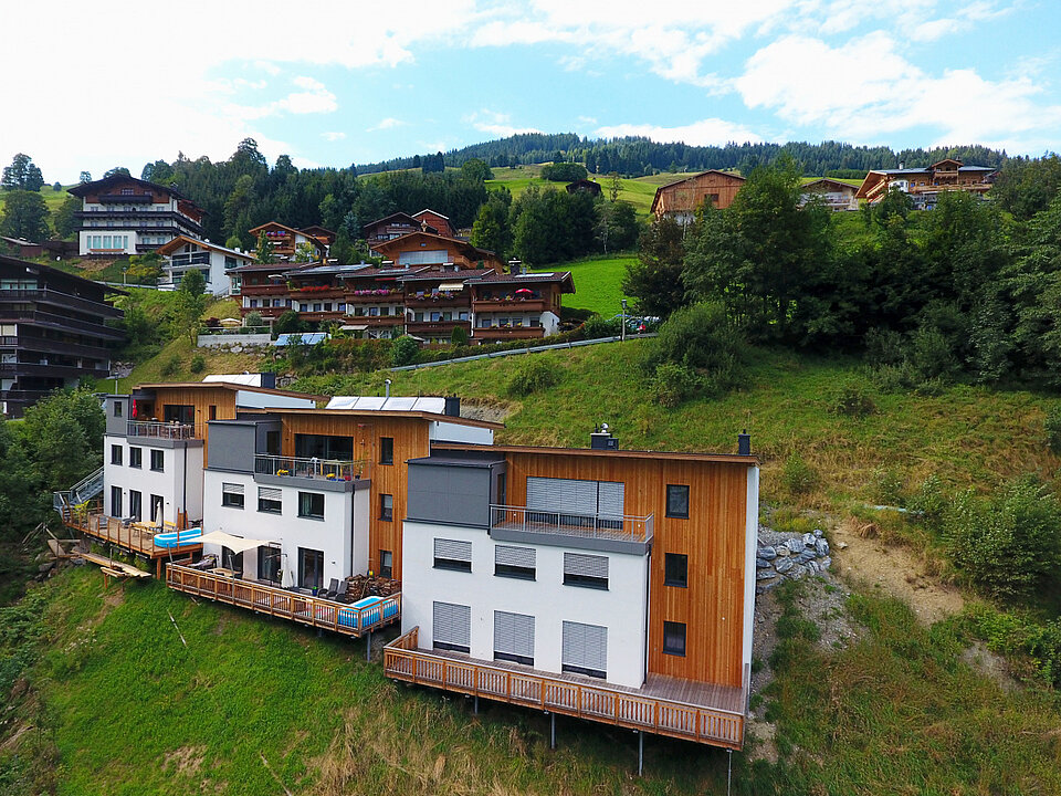 Reihenhäuser Pfefferweg in Hinterglemm